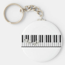 papillons sur le thème de clavier porte-clefs