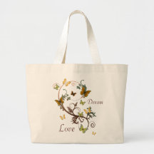 Papillons terreux sacs fourre-tout