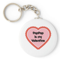 PapPap est mon Valentine porte-clés