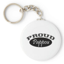 Pappou fier (noir) porte-clés