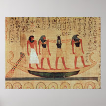 Papyrus dépeignant un homme affiche