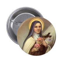 Pâques religieuse vintage, roses croisés du Christ Badges