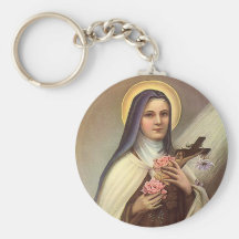 Pâques religieuse vintage, roses croisés du Christ Porte-clef