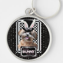 Pâques - un certain lapin vous aime - ShihPoo Porte-clés
