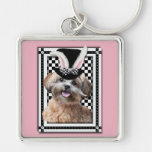 Pâques - un certain lapin vous aime - ShihPoo Porte-clef