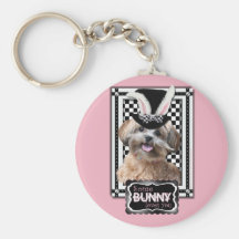 Pâques - un certain lapin vous aime - ShihPoo Porte-clefs