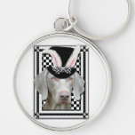 Pâques - un certain lapin vous aime - Weimaraner Porte-clefs