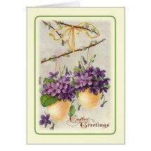 Pâques vintage cartes de vœux