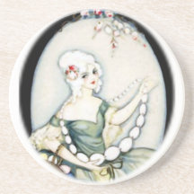 PÂQUES VINTAGE DESSOUS DE VERRES