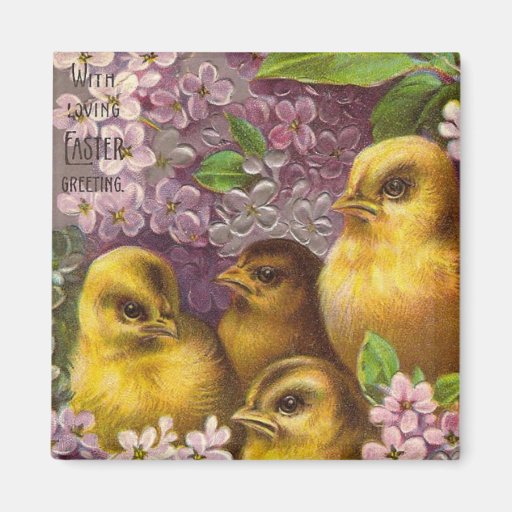 Pâques vintage magnets pour réfrigérateur