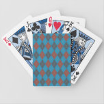 Paquet de cartes à motifs de losanges de jeu des c jeux de cartes