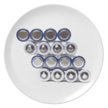 Paquets de batterie assiettes