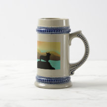 Par le corgi de Gallois de mer Tasse À Café