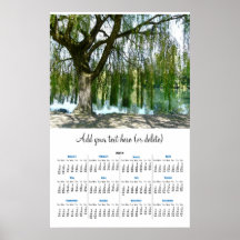 Par le saule s'embranche le calendrier mural 2011 affiches