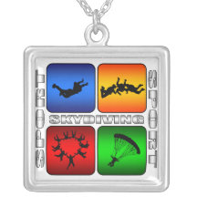 Parachutisme spectaculaire collier