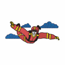 Parachutiste polos brodés