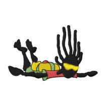 Parachutiste polos brodés