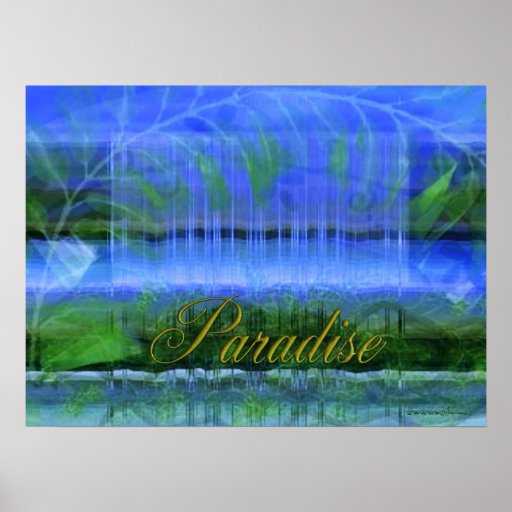 Paradis de cascade posters