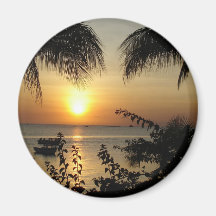 Paradis tropical aimants pour réfrigérateur