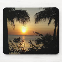 Paradis tropical tapis de souris