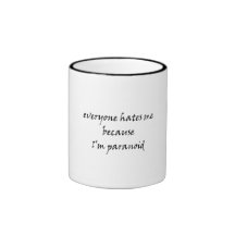 Paranoïde Tasses À Café