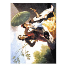 Parasol Espa de Francisco de Goya The ? ol : 1776- Carte Postale