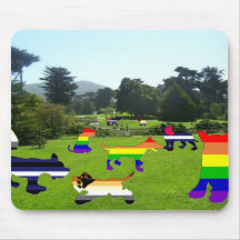 Parc #1 de chien de fierté tapis de souris