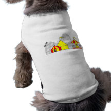 Parc d'attractions tee-shirts pour chien