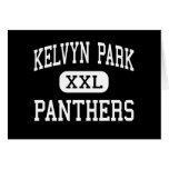Parc de Kelvyn - panthères - haut - Chicago l'Illi Cartes De Vœux