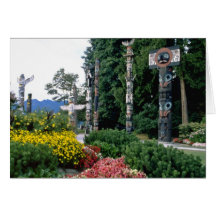 Parc de Stanley rose, fleurs de Vancouver Cartes