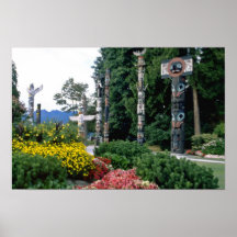 Parc de Stanley rose, fleurs de Vancouver Posters