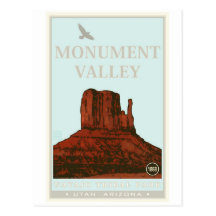 Parc de tribal de Navajo de vallée de monument Cartes Postales