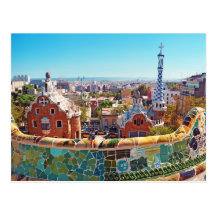Parc Guell, Barcelone - Espagne Carte Postale