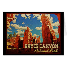 Parc national de canyon de Bryce Cartes De Vœux