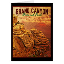 Parc national de canyon grand carte de vœux