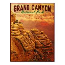 Parc national de canyon grand cartes postales