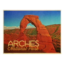 Parc national de voûtes carte postale
