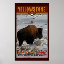 Parc national de Yellowstone Affiche