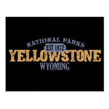 Parc national de Yellowstone en parc national Cartes Postales