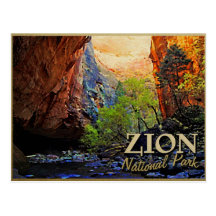 Parc national de Zion Carte Postale