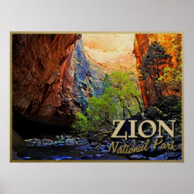 Parc national de Zion Posters