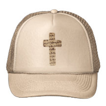 Parchemin d'écritures de sur de Croix Casquette