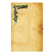PARCHEMIN FLORENTIN ANTIQUE PAPIER À LETTRE PERSONNALISÉ