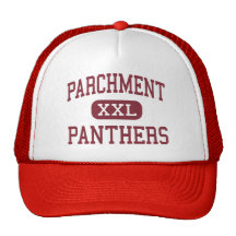 Parchemin - panthères - milieu - Kalamazoo Michiga Casquettes De Camionneur
