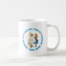 PARFOIS JE PENSE À SIX CHOSES IMPOSSIBLES TASSE