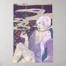 Parfum de fumée et de fleurs posters
