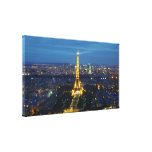 Paris à la toile aérienne d'impression de panorama toiles tendues
