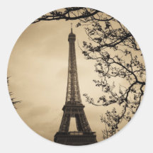 Paris Autocollants Ronds