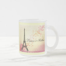 Paris dans l'amour - Tour Eiffel Tasse