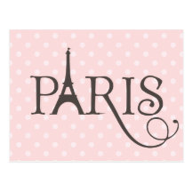 Paris de fantaisie carte postale